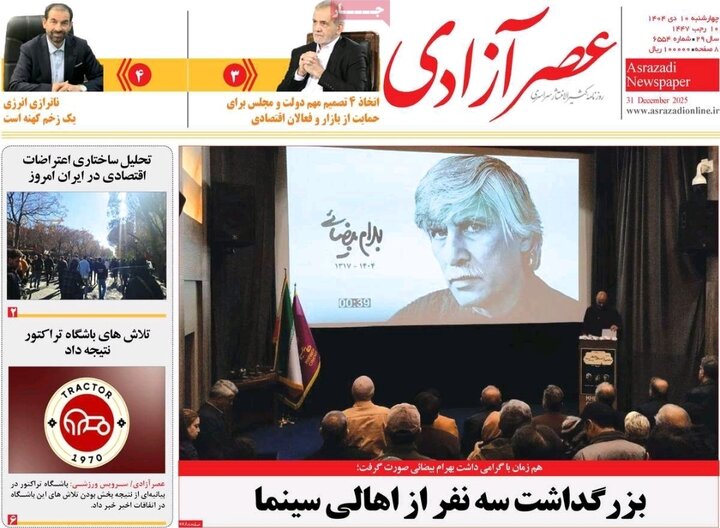 روزنامه های آذربایجان‌شرقی