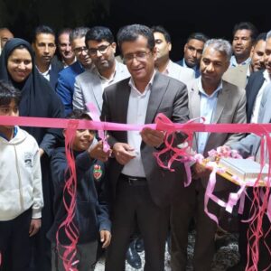 دبستان ۶ کلاسه شهید مدرس روستای ناصرآباد جغین به بهره‌برداری رسید