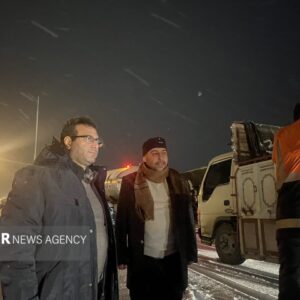 نظارت قضایی میدانی بر خدمات‌رسانی در محورهای برف‌گیر شاهرود