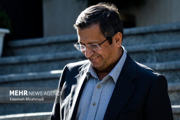 عبدالناصر همتی رئیس کل بانک مرکزی جمهوری اسلامی ایران در حاشیه جلسه هیئت دولت