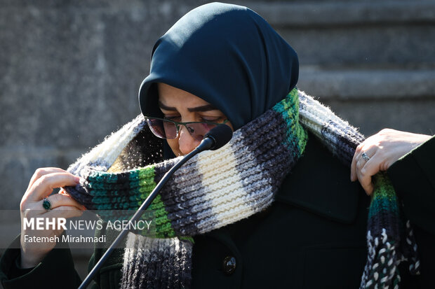 فاطمه مهاجرانی سخنگوی دولت در حاشیه جلسه هیئت دولت