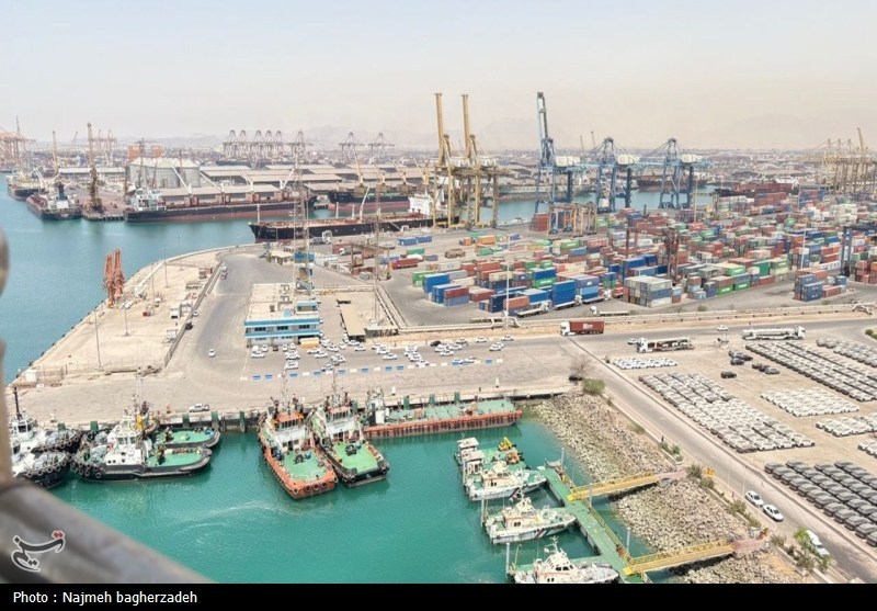 تخلیه و بارگیری 54میلیون تن کالا در بندر شهید رجایی