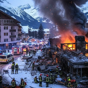 40 کشته و 115 زخمی در آتش‌سوزی سوئیس