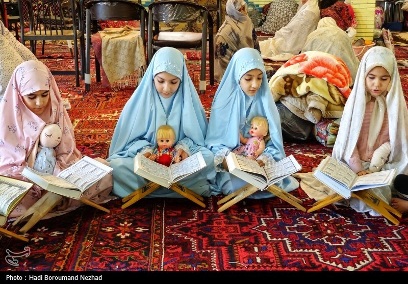 مراسم  معنوی اعتکاف در شهرستان اهر