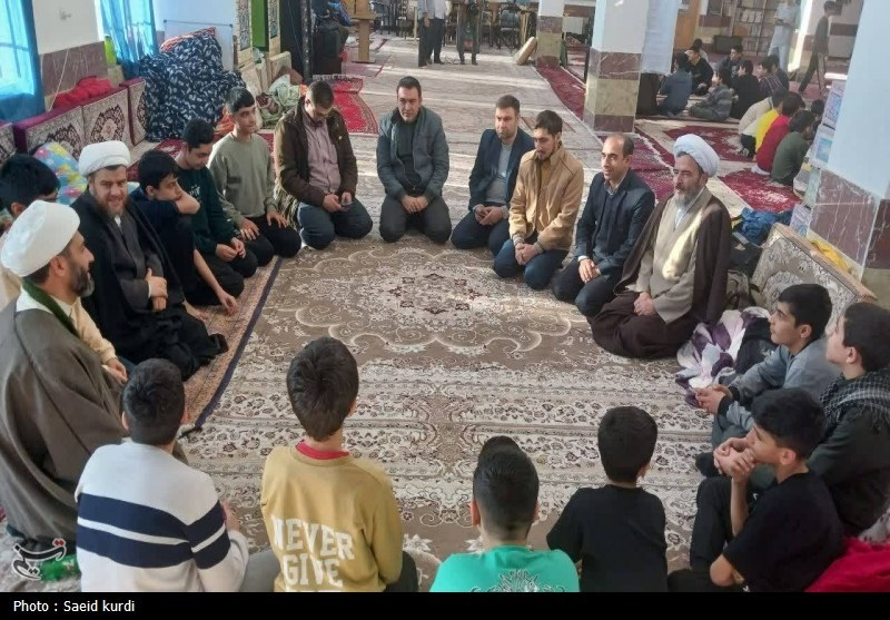 آئین معنوی اعتکاف در بیجار