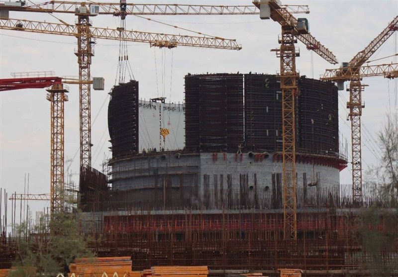 نصب رینگ سوم راکتور واحد دوم نیروگاه اتمی بوشهر