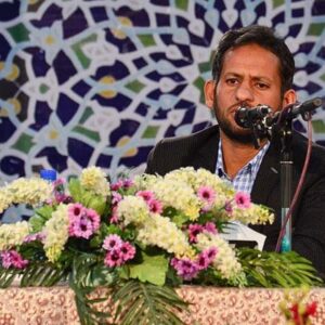 شعرخوانی حیدری آل کثیر در جشن ایران سرودی‌ها