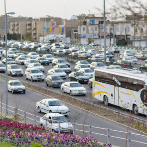 ترافیک سنگین در ۳ محور شمالی و انسداد ۶ محور شریانی و غیرشریانی