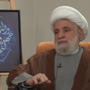 آغاز سخنرانی دبیرکل حزب الله به مناسبت سالگرد شهادت فرماندهان مقاومت