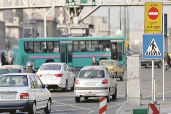 وضعیت تردد معابر پایتخت؛ جریمه ۲۰۰ هزار تومانی امروز برای پلاک‌های زوج