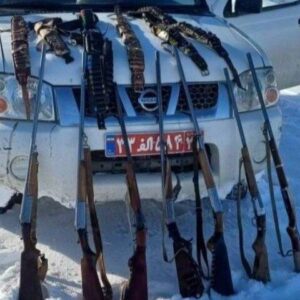 دستگیری شکارچیان غیرمجاز مسلح در مریوان؛ ۷ قبضه سلاح شکاری کشف شد