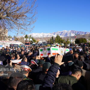 تشییع پیکر شهید رحیم مجیدی مهر در یاسوج