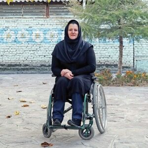 نیره عاکف دیپلم افتخار نشان مشهدالرضا گرفت