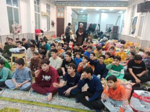 مراسم افتتاحیه اعتکاف دانش آموزی مسجد امام خمینی بجنورد