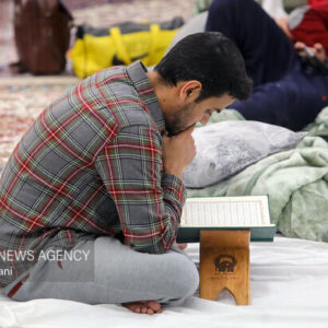 ۸۰۰خداجوی قشمی معتکف شدند