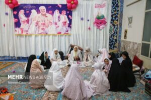 معتکفان کلاله میزبان جشن میلاد حضرت علی(ع) شدند