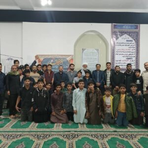 اعتکاف دانش آموزان در بشاگرد