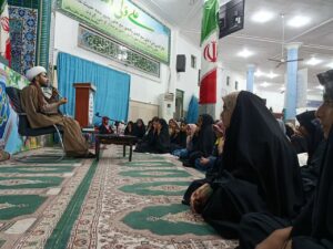 اعتکاف معنوی دختران نوجوانان در مسجد جامع شهرستان ریگان