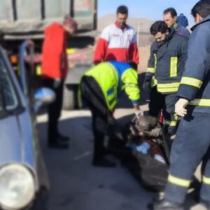 واژگونی خودرو در محور کرمانشاه–ماهیدشت یک کشته داشت