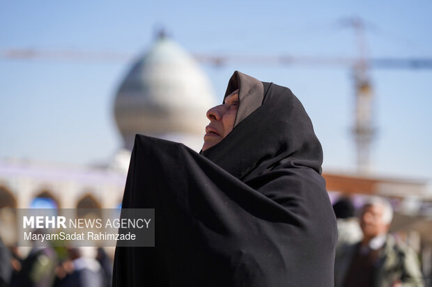 آئین تعویض پرچم حرم مطهر شاهچراغ (ع)