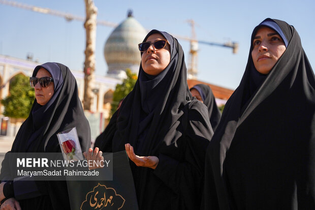 آئین تعویض پرچم حرم مطهر شاهچراغ (ع)