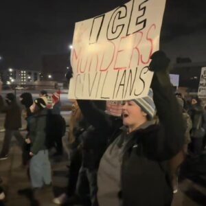 تظاهرات مردم آمریکا علیه پلیس مهاجرت این کشور