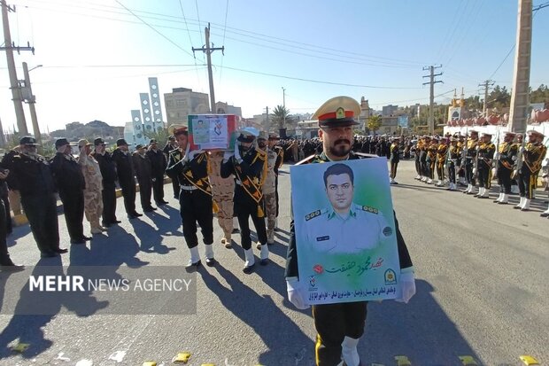 برگزاری مراسم تشییع و خاکسپاری «شهید حقیقت» در زاهدان