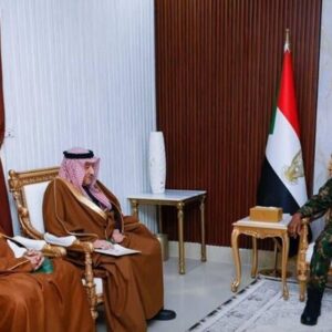 دیدار معاون وزیر خارجه سعودی با رئیس شورای حاکمیتی سودان