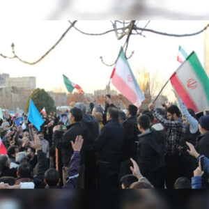 اجتماع بزرگ مردم مشهد در میدان فجر