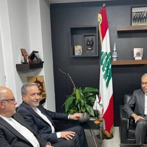 دیدار وزیر خارجه با وزیر اقتصاد لبنان