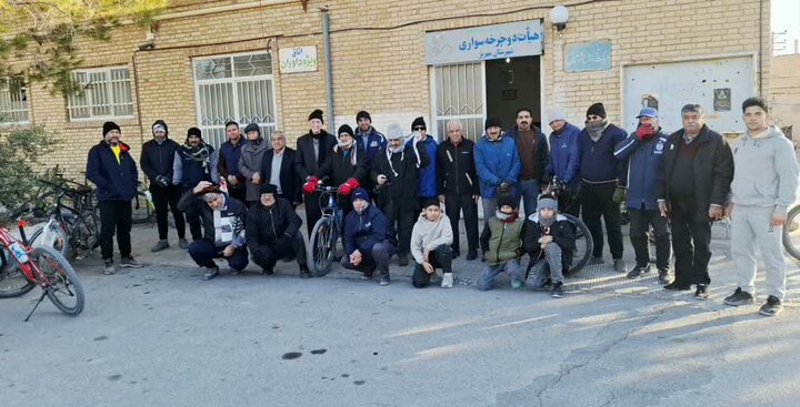 چرخها به حرکت درآمد؛ بازگشایی هیئت دوچرخهسواری مهریز پس از ماهها