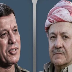 رایزنی بارزانی با فرمانده شبه نظامیان قسد