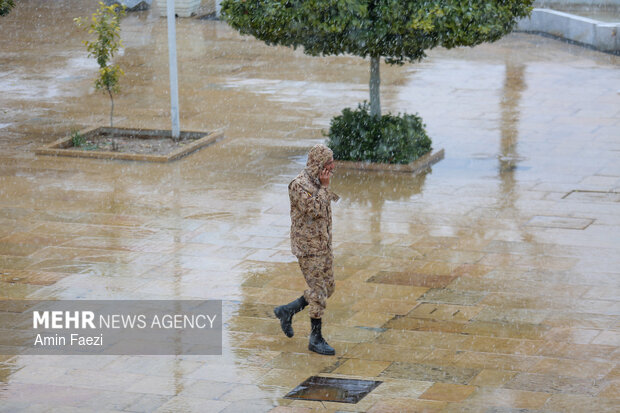 بارش برف شیراز