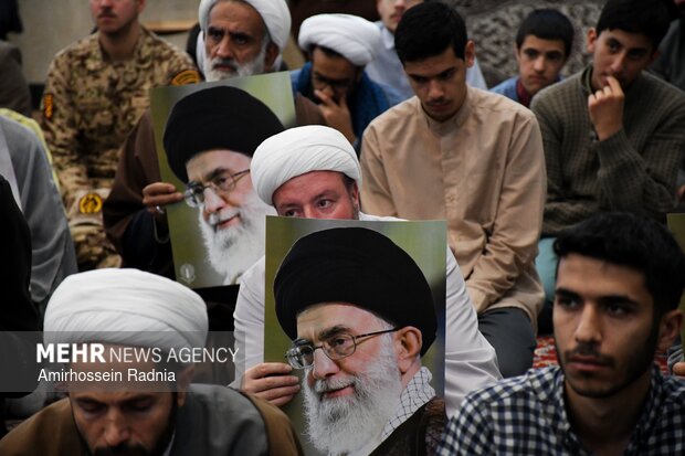 تجمع طلاب قزوین در محکومیت اقدامات تروریستی اخیر کشور