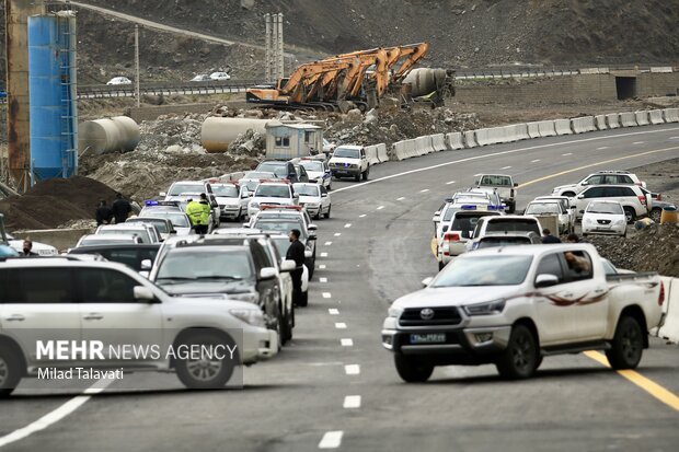 آزادراه قزوین-رشت بازگشایی شد