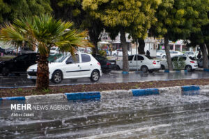 بارش شدید باران همراه با تگرگ در جنوب سیستان و بلوچستان