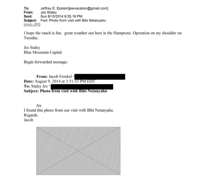 رسوایی تازه در واشنگتن؛ تصویر نتانیاهو از آرشیو اپستین حذف شد