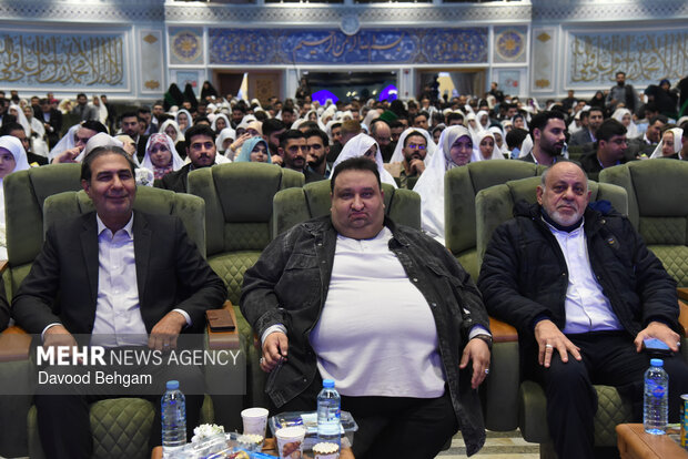 جشن ازدواج ۳۱۳ زوج بسیجی در مشهد