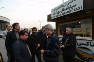 بکارگیری ون‌های جدید تاکسیرانی در فرودگاه مهرآباد