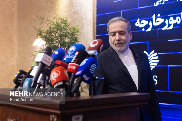 نشست خبری عباس عراقچی وزیر امور خارجه