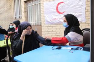 فلاح: ۲۱۰۰ نفر از خدمات رایگان هلال احمر در جیرفت بهره‌مند شدند