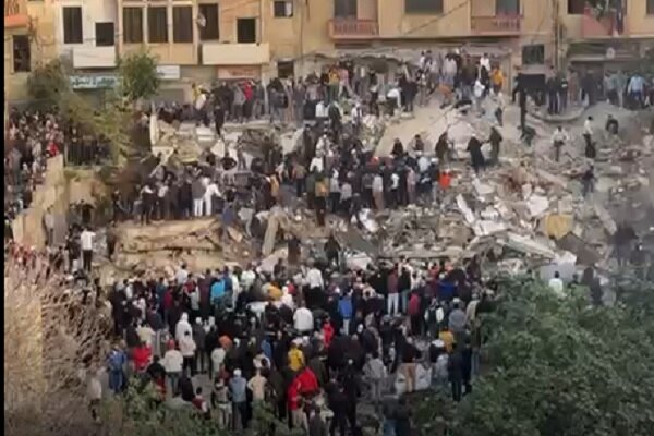 ۳ کشته و ۴ زخمی در حادثه فروریختن ساختمانی در طرابلس لبنان+ فیلم