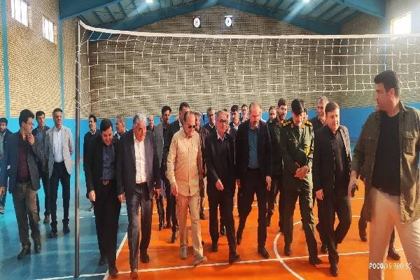 افتتاح سالن ورزشی تلخاب شیرین گچساران با اعتبار ۱۰۰ میلیارد ریال