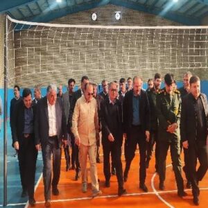 افتتاح سالن ورزشی تلخاب شیرین گچساران با اعتبار ۱۰۰ میلیارد ریال