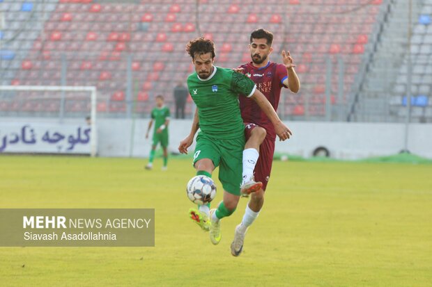 لیگ دسته یک فوتبال - نساجی قائمشهر و شهرداری نوشهر