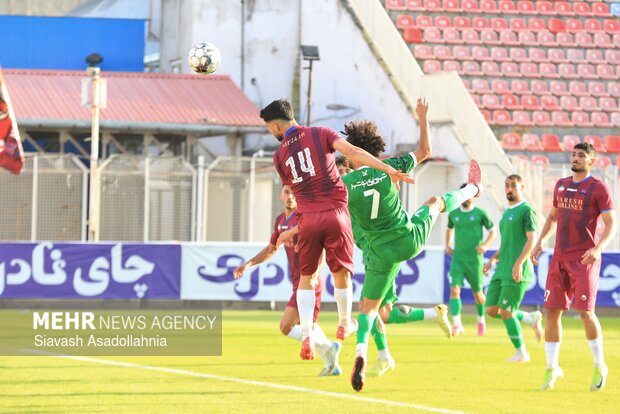 لیگ دسته یک فوتبال - نساجی قائمشهر و شهرداری نوشهر