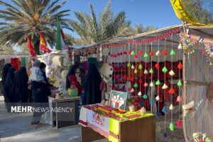 برپایی نمایشگاه فرهنگی و صنایع‌دستی زنان سرپرست خانوار در مهرستان