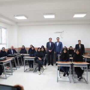 مدرسه حضرت زینب شهر اهرم افتتاح شد