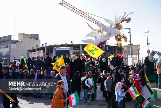 راهپیمایی ۲۲ بهمن در یاسوج