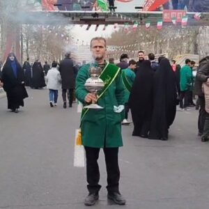 آماده‌سازی راهپیمایی ۲۲ بهمن در کرج از ساعات آغازین صبح